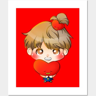 Cute Tae and Tata Posters and Art